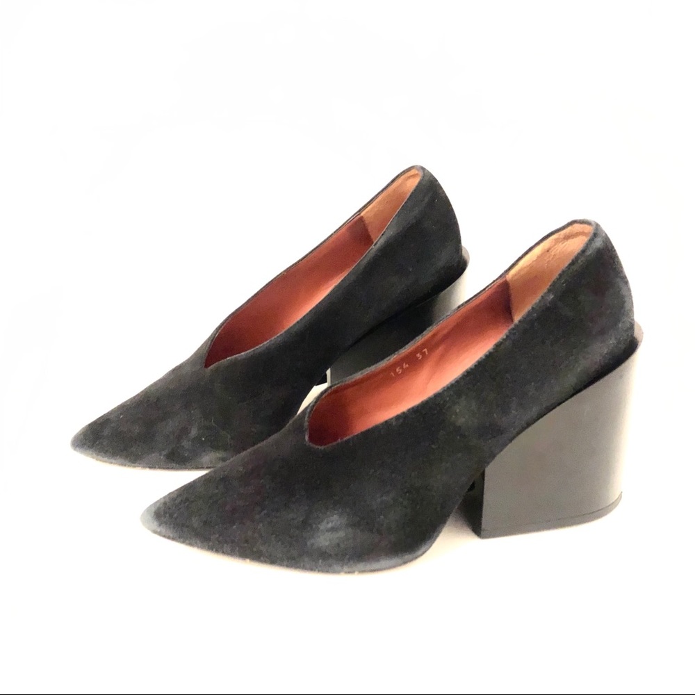 Acne Studios block heeled pumps